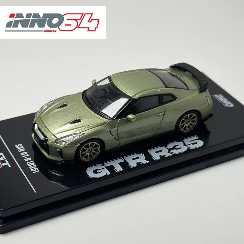 Inno 1 64 GT-R R35 Millennium Jade 1:64 Diecast