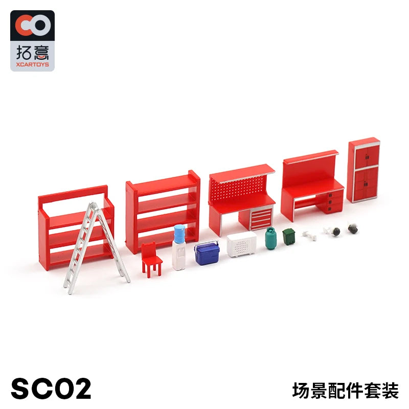 XCARTOYS Plastic Transportation Facilities Sc02 1 64 1:64 Diecast
