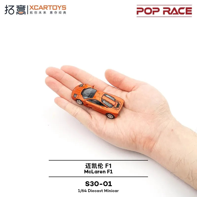Pop Race XCARTOYS F1 1 64 Metal Plastic Parts S30 01 1:64 Diecast