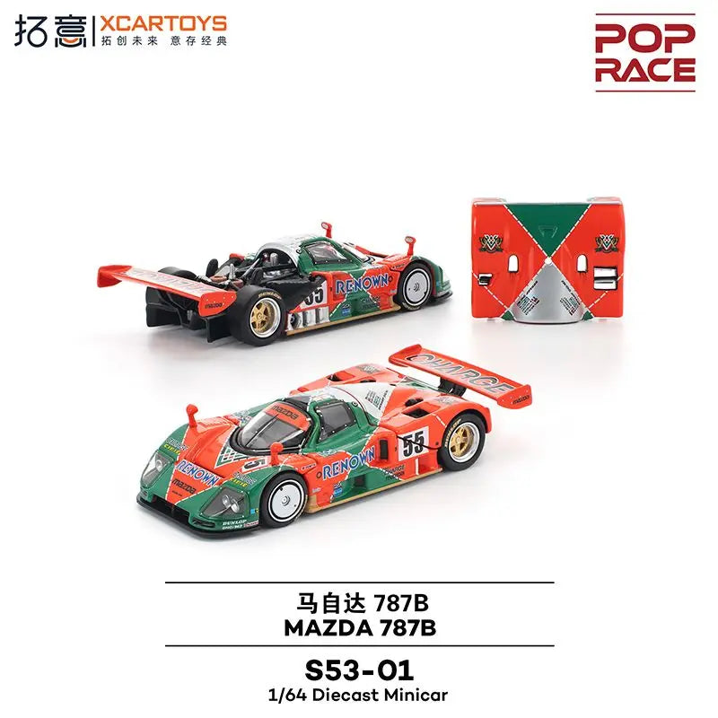 Pop Race 1 64 Mazda 787b 24 Hours of Le 1:64 Diecast