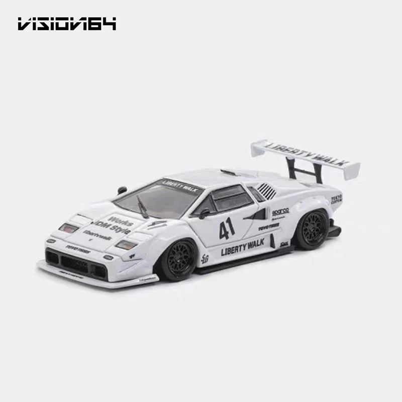 Vision64 1 64 Lbwk Countach Lp500 Diorama 1:64 Diecast