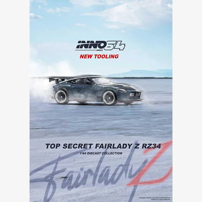 Nissan TOP SECRET FAIRLADY Z RX34 1:64 Diecast