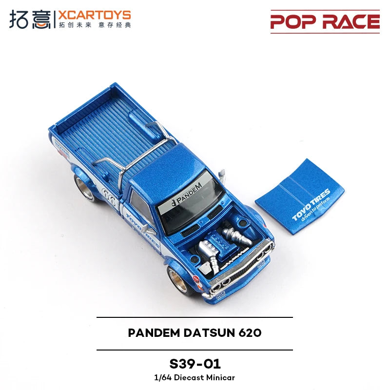 Pop Race Pandem Datsun 620 1 64 Metal Plastic Parts S39 1:64 Diecast