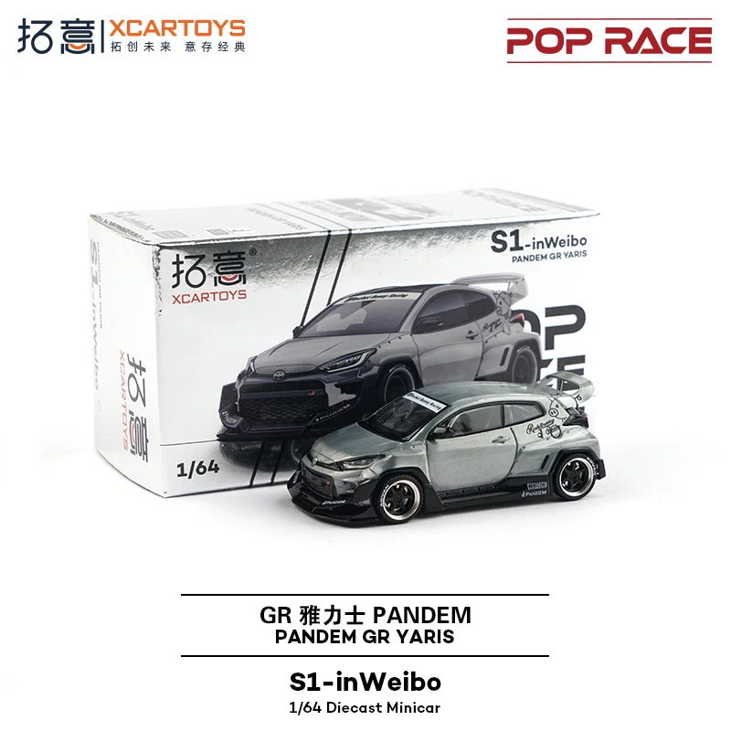 Pop Race XCARTOYS GR Pandem GR Yaris 1 64 Metal Plastic 1:64 Diecast