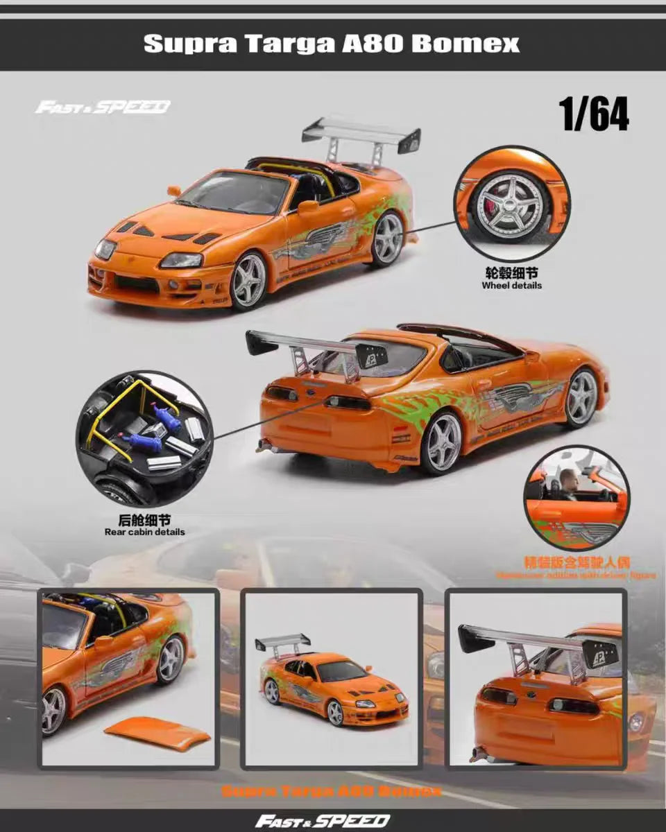 Fs 1 64 A80 Targa Bomex Fnf Diorama Fast Speed 1:64 Diecast