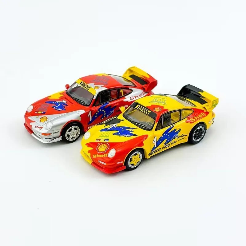 Sparky 1 64 Porsche 911 Gt1 1997 Double Le Mans 1:64 Diecast