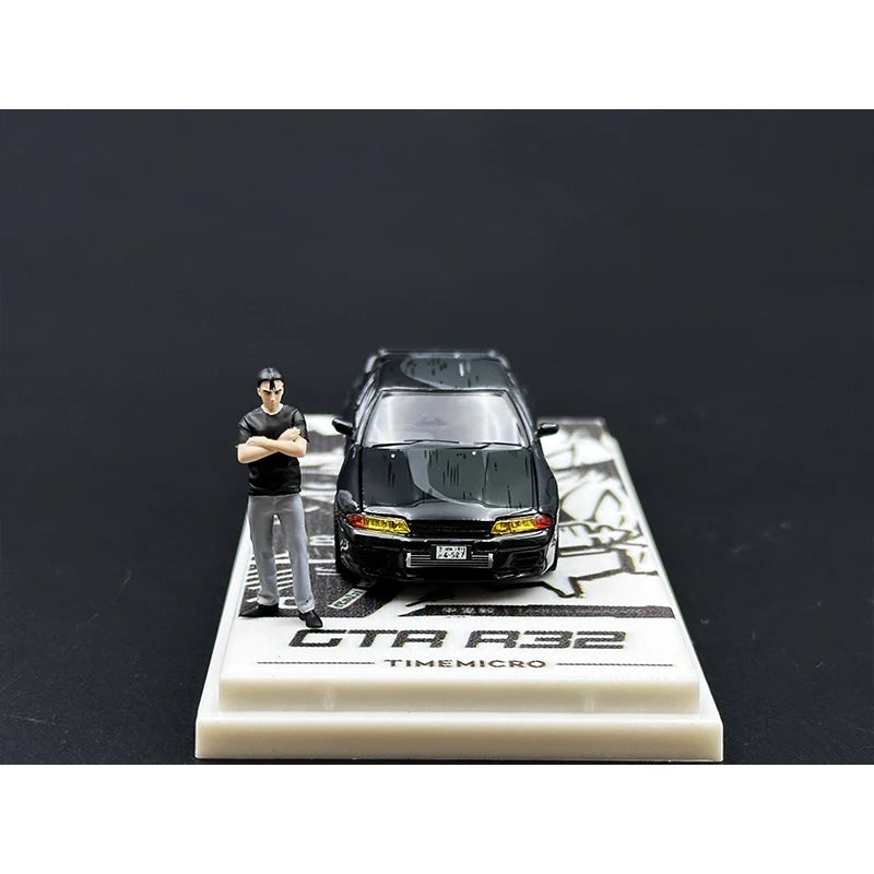 Nissan Skyline GT-R R32 Caricature Time Micro 1:64 Diecast
