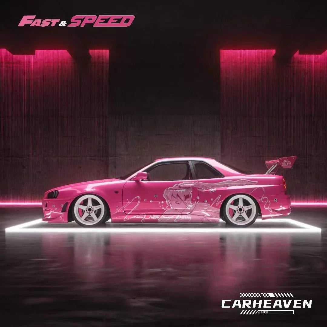 Fast Speed Fs Skyline GT-R R34 Z Tune 1 1:64 Diecast