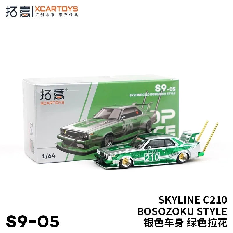 Pop Race XCARTOYS Skyline C210 1 64 Metal Plastic Parts S9 1:64 Diecast