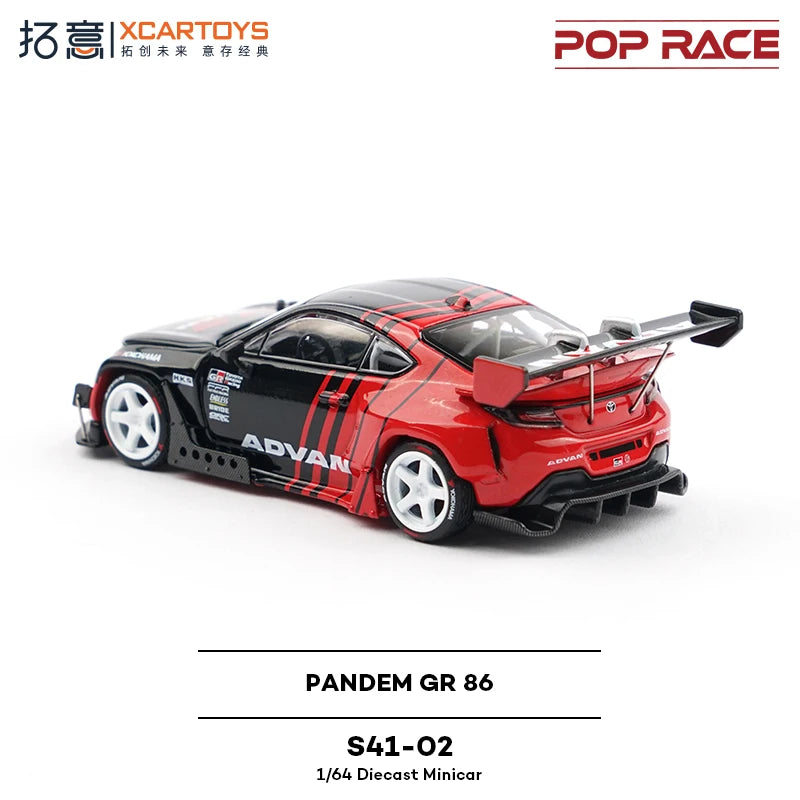 Pop Race Pandem GR 86 GR 86 1 64 Metal Plastic Parts 1:64 Diecast