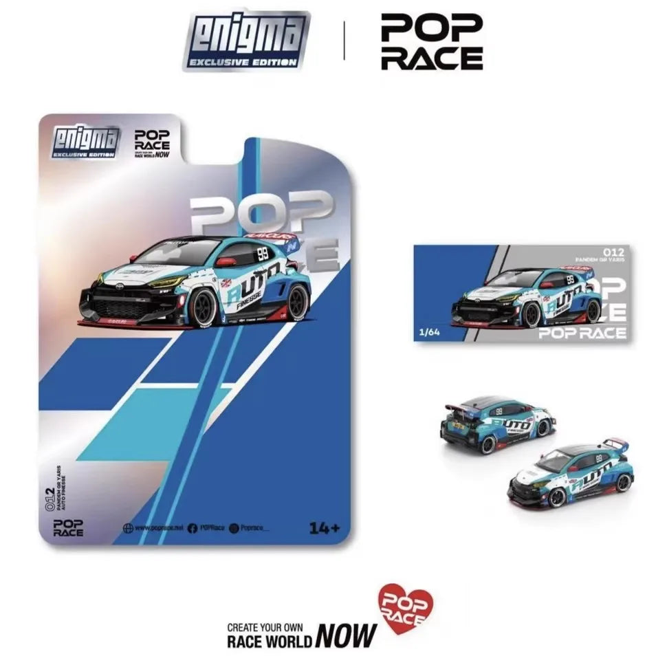Pop Race 1 64 GR Yaris Pandem Rocket Bunny Auto 1:64 Diecast