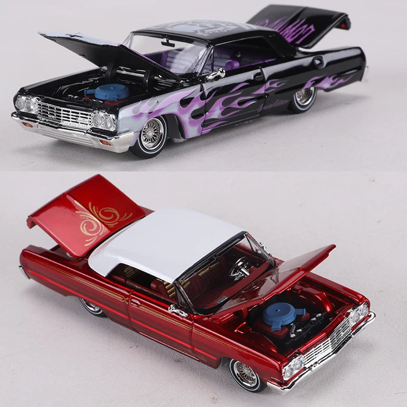 Fineworks 1 64 Chevrolet Impala Hardcover Edition Open Full Door 1:64 Diecast