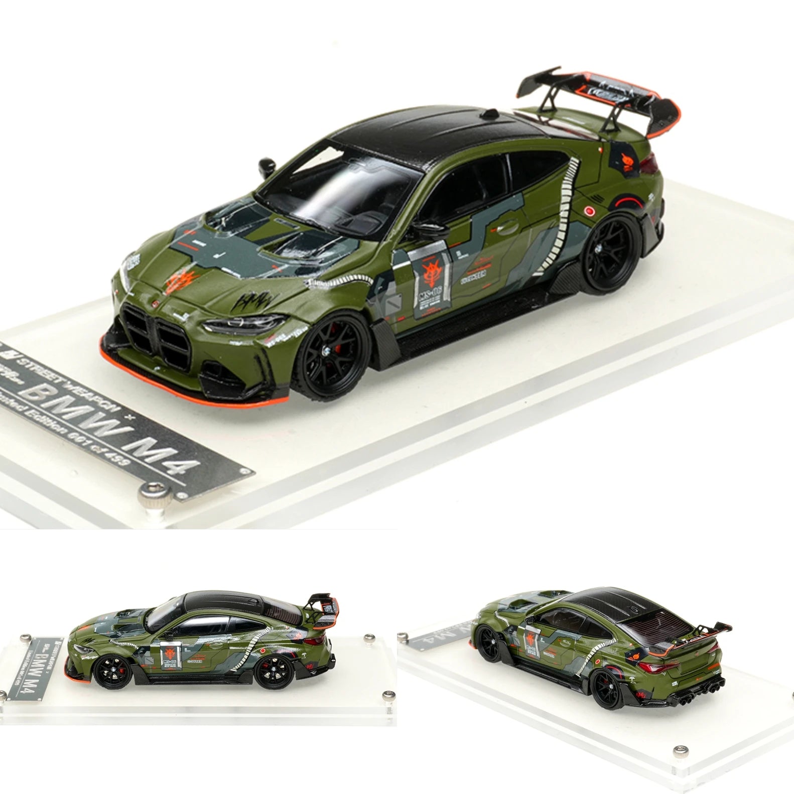 BMW G82 M4 Diorama Street Weapon 1:64 Diecast