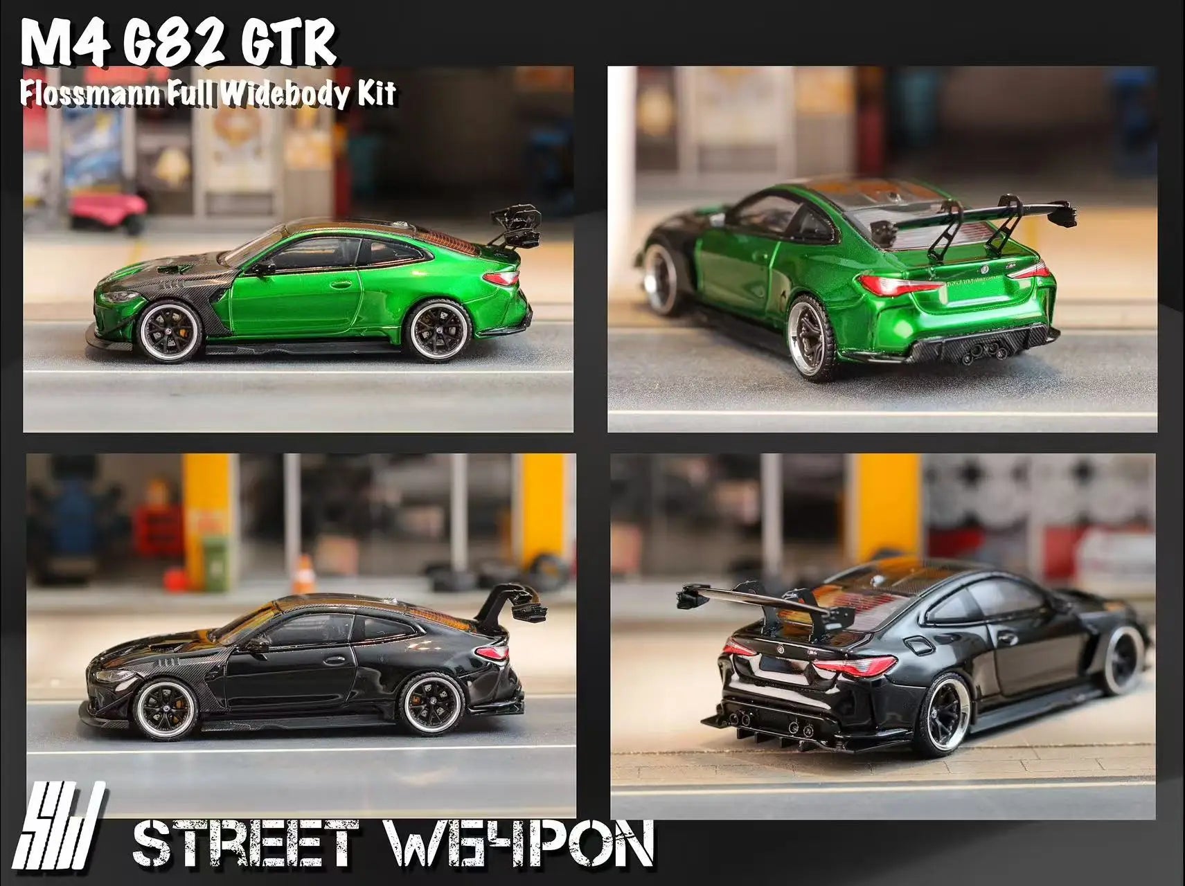 Sw 1 64 G82 M4 GT-R Competition Full Widebody Kit 1:64 Diecast