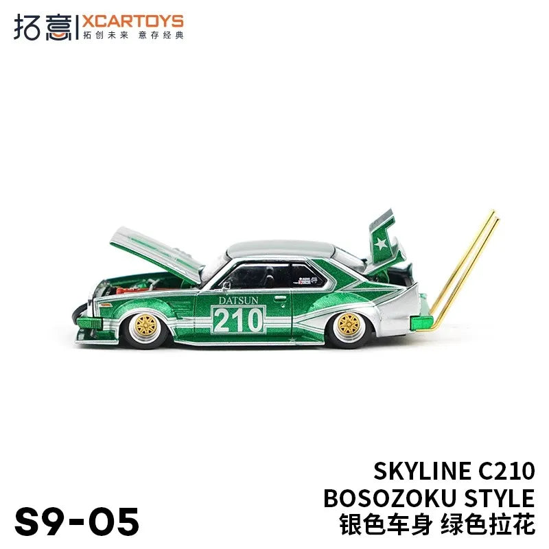 Pop Race XCARTOYS Skyline C210 1 64 Metal Plastic Parts S9 1:64 Diecast