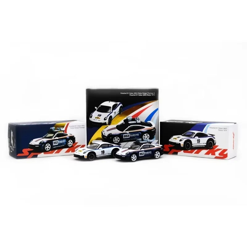 Sparky 1 64 Porsche 911 Gt1 1997 Double Le Mans 1:64 Diecast