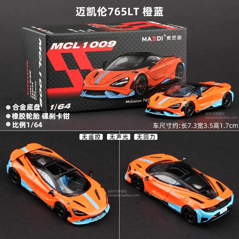 McLaren Senna GT-R White Hobby Masdi 1:64 Diecast