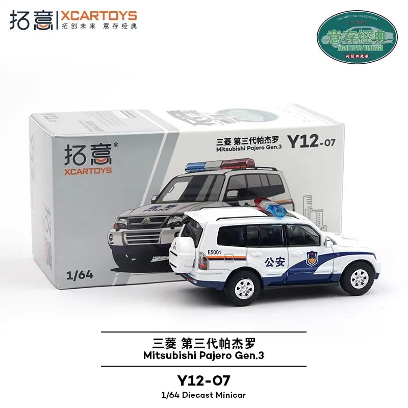 XCARTOYS Pajero Gen 3 1 64 Metal Plastic Parts Y12 1:64 Diecast
