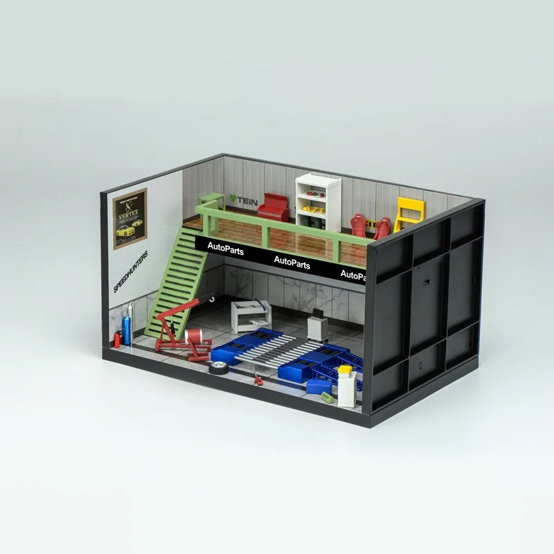 MH Repair Garage Diorama 1:64 Display