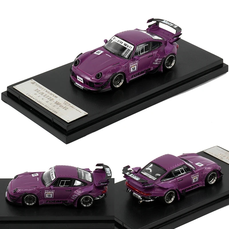 Porsche RWB 993 Rotana 997 Street Weapon 1:64 Diecast
