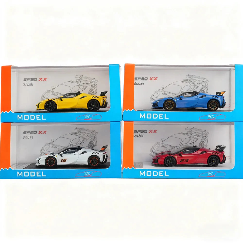 Ferrari SF90-Style Supercar 1:64 Diecast