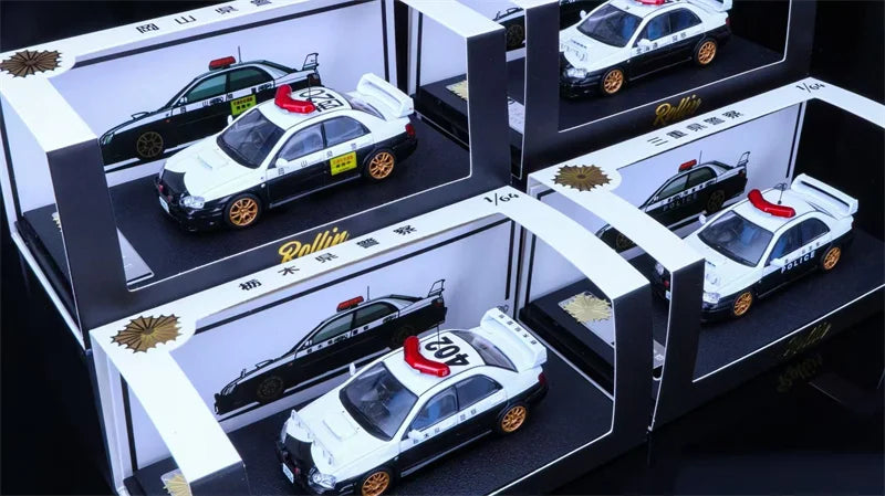 Rollin 1 64 Impreza Japanese Police 1:64 Diecast