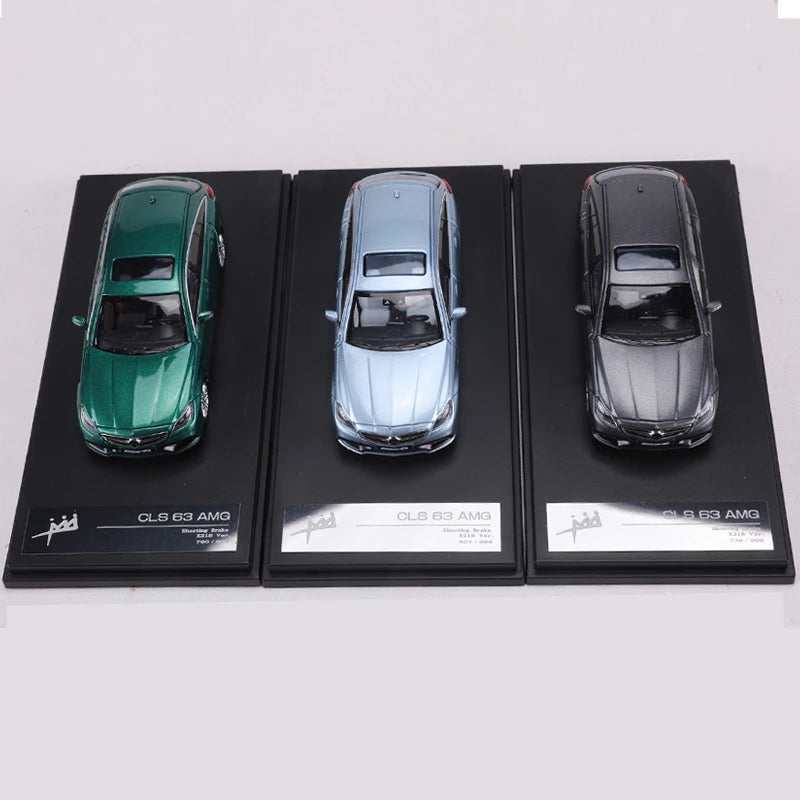 King 1 64 Cls63 Amg Gray Blue Green Limited Edition 1:64 Diecast