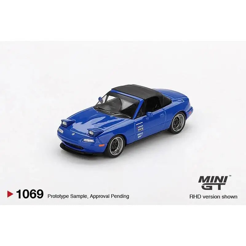 MINI GT Mazda Miata MX-5 NA Tuned Version Dark 1:64 Diecast
