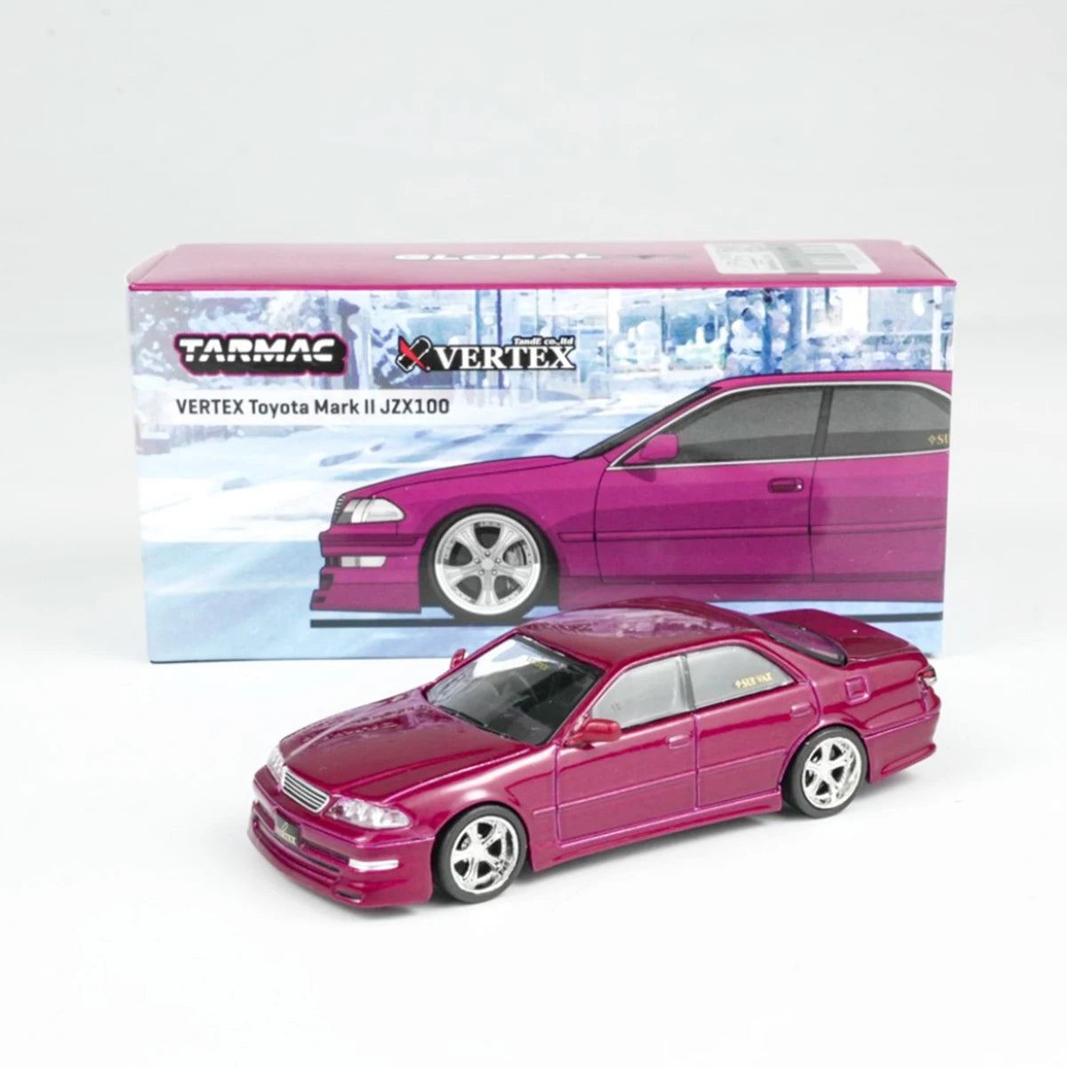 Toyota VERTEX Mark II JZX100 Tarmac Works 1:64 Scale Diecast Model Car