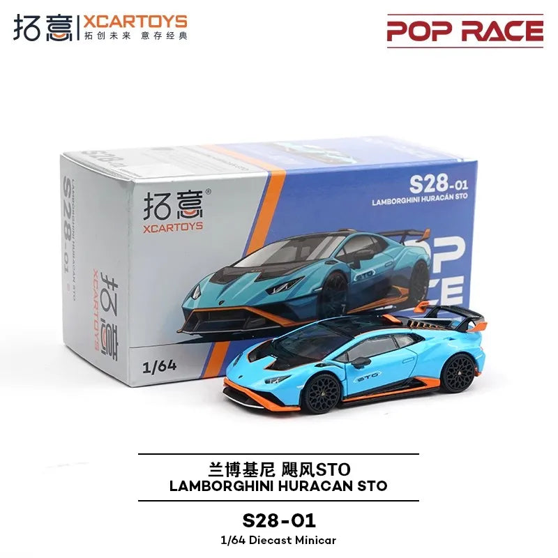 Pop Race XCARTOYS Huracan Sto 1 64 Metal Plastic Parts S28 1:64 Diecast