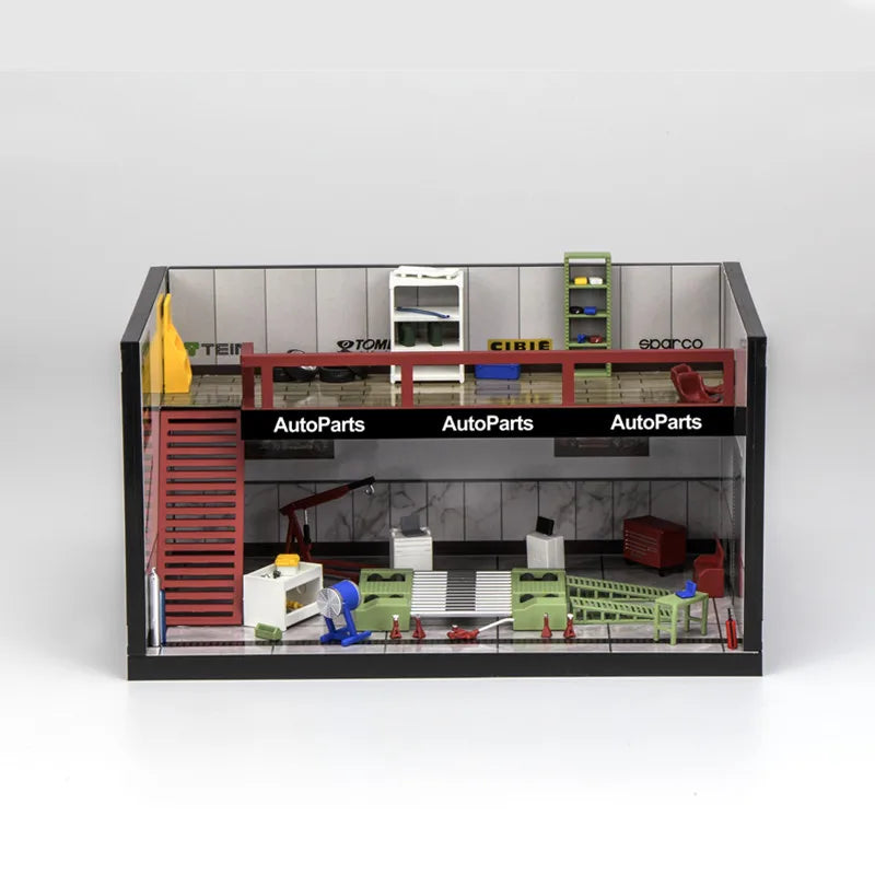 MH Repair Garage Diorama 1:64 Display