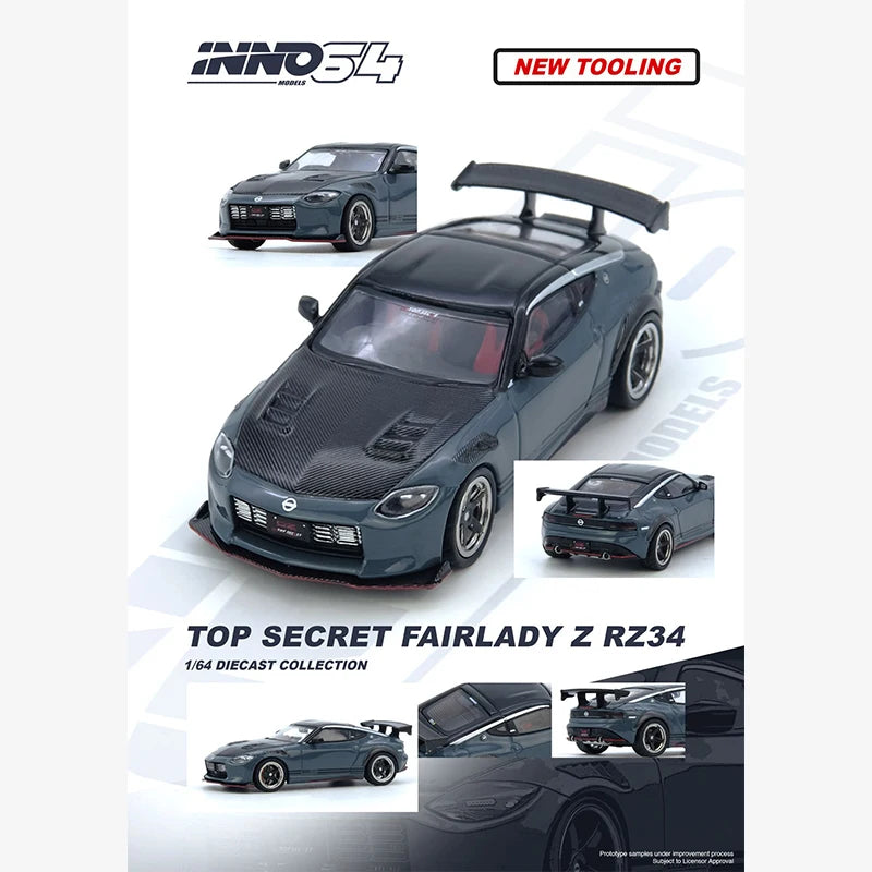 Nissan TOP SECRET FAIRLADY Z RX34 1:64 Diecast