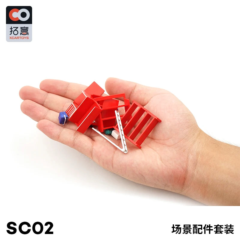 XCARTOYS Plastic Transportation Facilities Sc02 1 64 1:64 Diecast