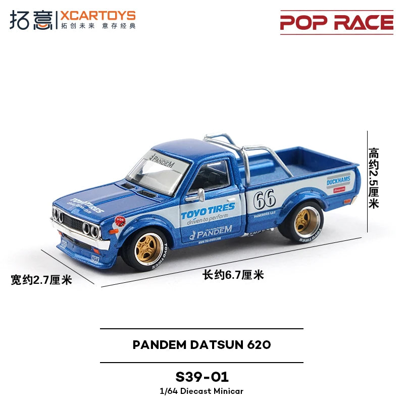 Pop Race Pandem Datsun 620 1 64 Metal Plastic Parts S39 1:64 Diecast