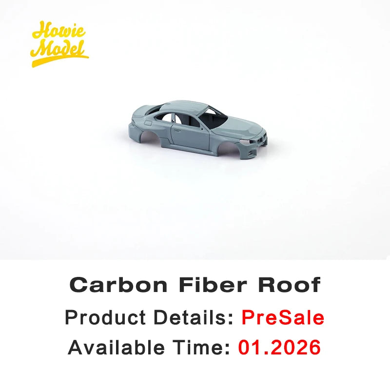 BMW G87 M2 Carbon Fiber Roof Howie 1:64 Diecast