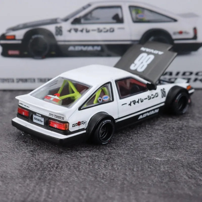Toyota AE86 Street V1 MINI GT Kaido House 1:64 Scale Diecast Model Car