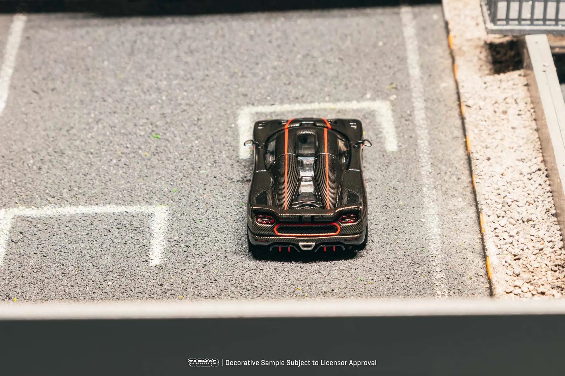 Tw 1 64 Koenigsegg Agera Rs Black Carbon Fiber Red 1:64 Diecast