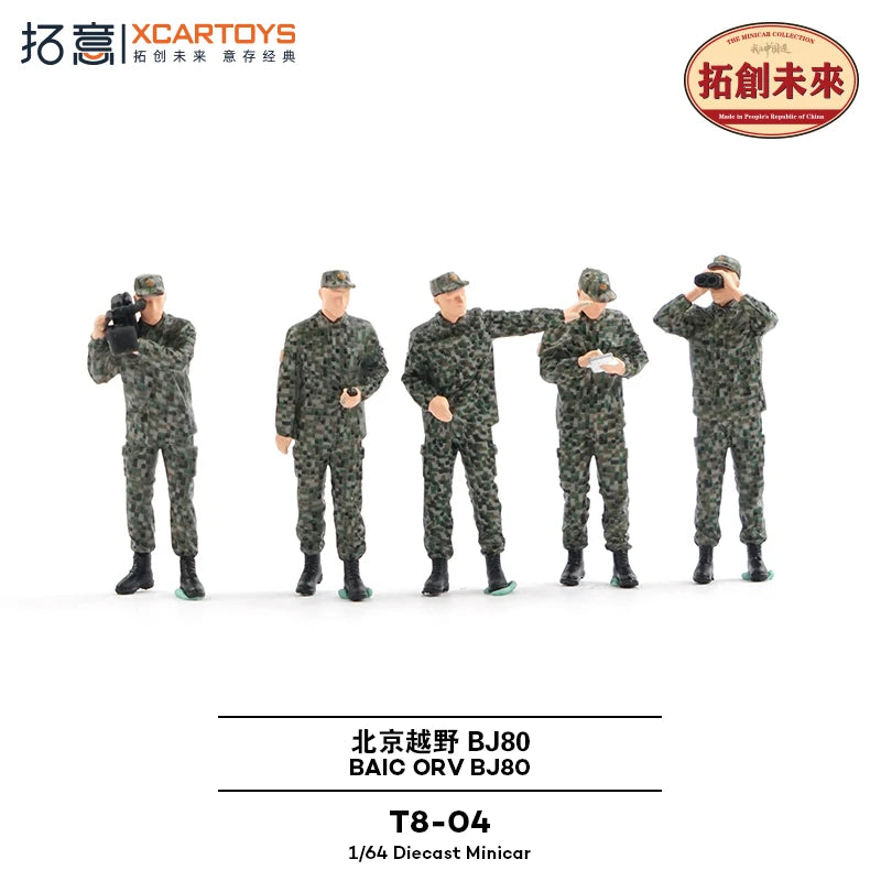 XCARTOYS Bj80 Orv with Figures 1 64 Metal Plastic Parts 1:64 Diecast