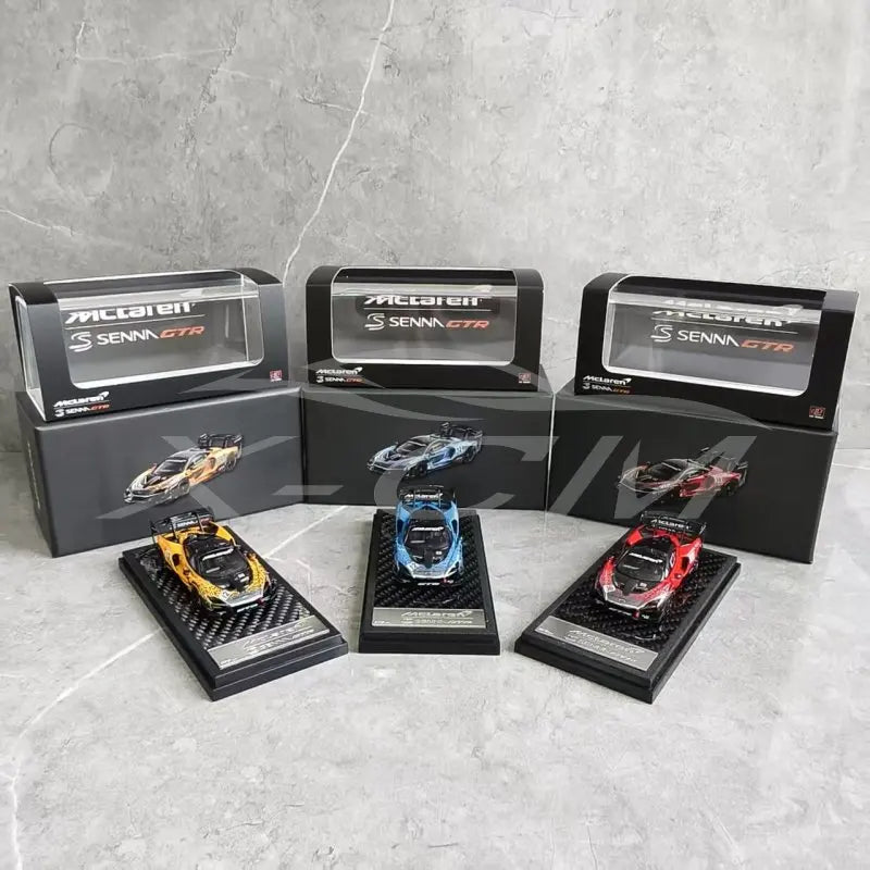 LCD Senna GT-R Apaxpo Blue Red Orange 1 64 1:64 Diecast