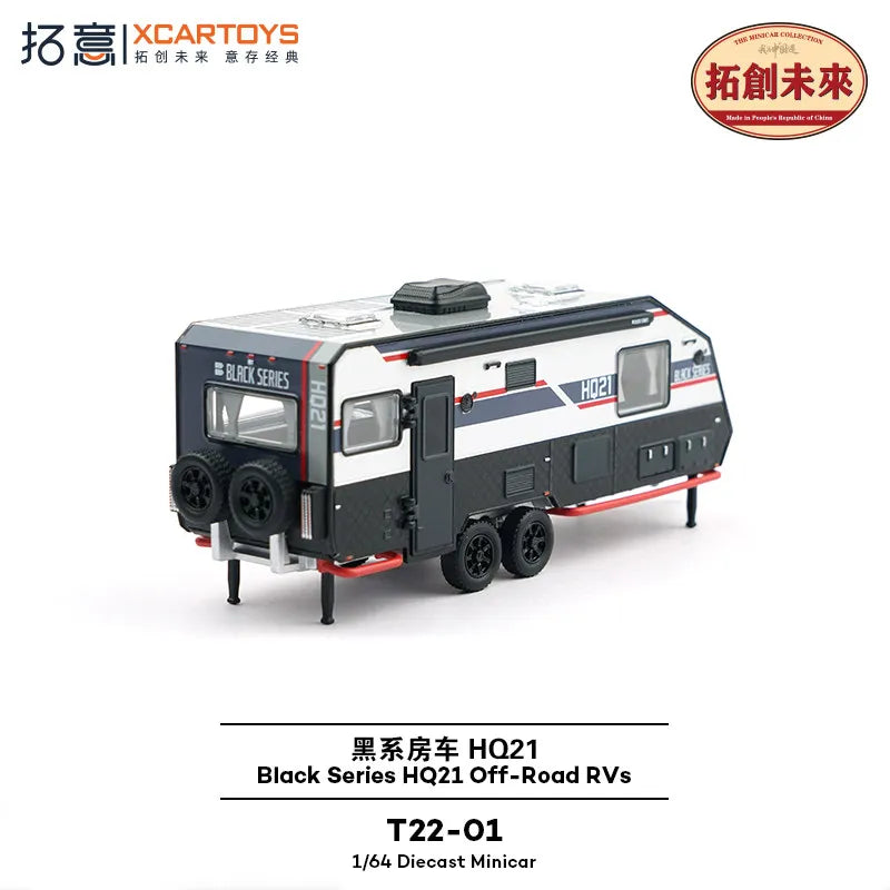 XCARTOYS Black Hq21 Off Road Rvs 1 64 Metal Plastic 1:64 Diecast