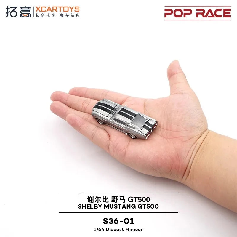 Pop Race XCARTOYS Mustang GT500 1 64 Metal Plastic Parts S36 1:64 Diecast
