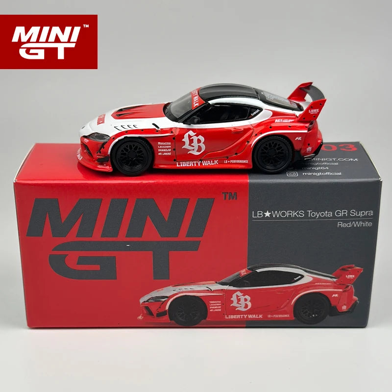 MINI GT 1 64 Toyota Lb Works Toyota GR Supra Red 1:64 Diecast