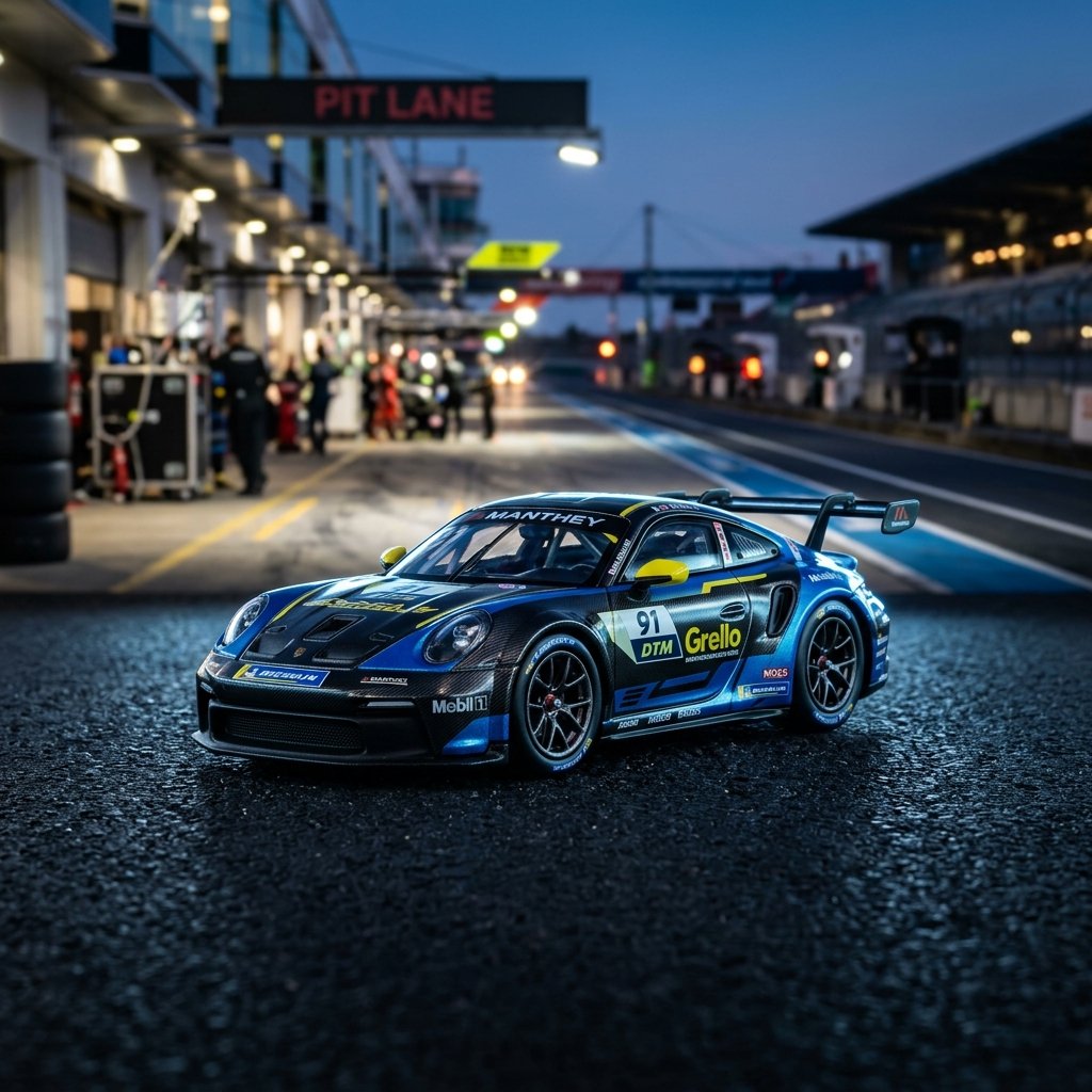 Porsche 911 GT3 DTM TH Model 1:64 Diecast