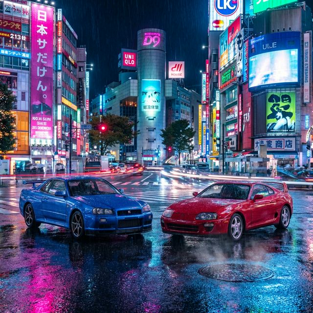 Honda Diecast Models - Civic Type R and NSX