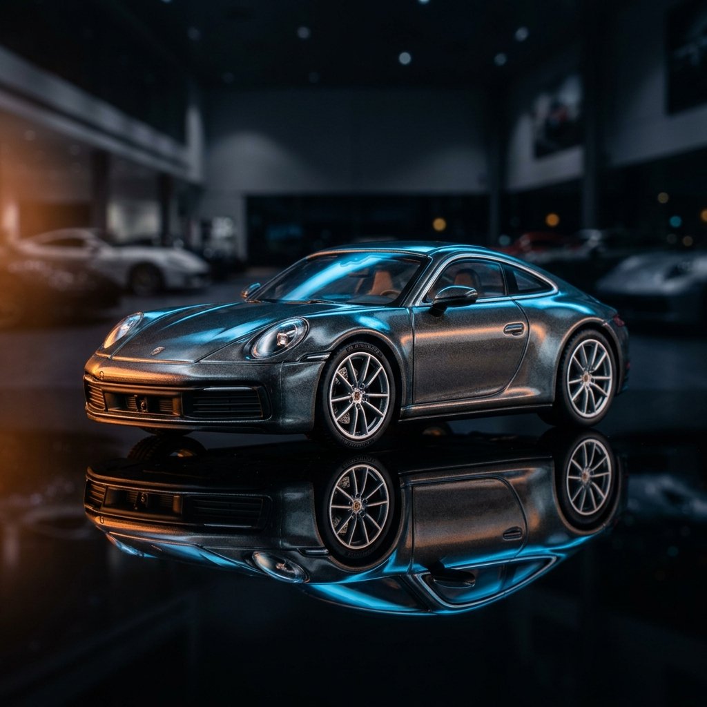 Porsche 911 992 AR Box 1:64 Diecast