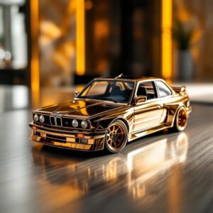 BMW E30 Chrome Demon King 1:64 Diecast