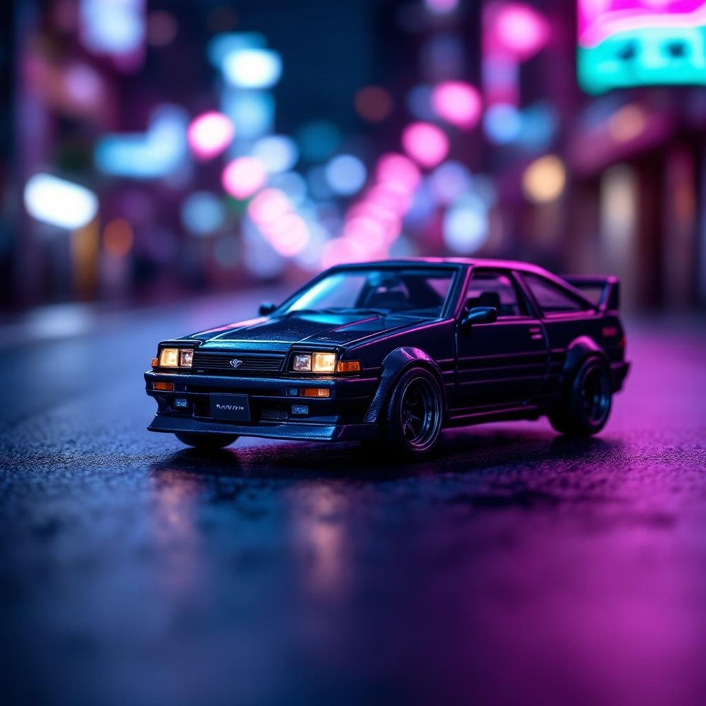 Toyota Sprinter Trueno AE86 IMAIRACING KHMG 1:64 Scale Diecast Model Car