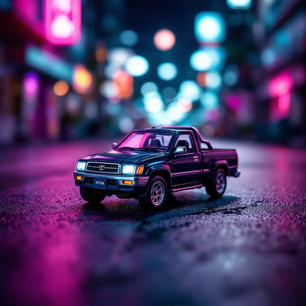 Toyota Hilux Pickup 1:64 Scale Diecast Model Car