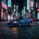 Nissan Skyline GT-R R34 Chrome Demon King Auto 1:64 Diecast