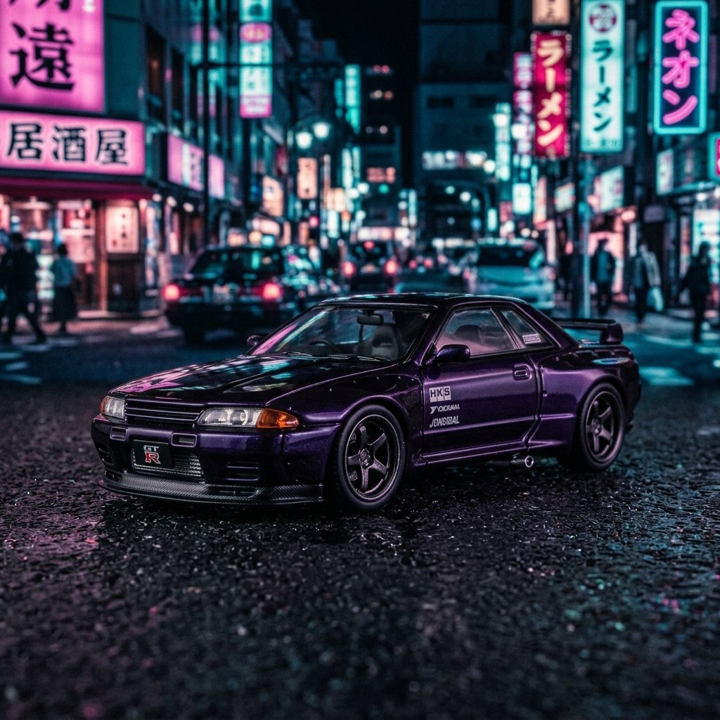Nissan Skyline GT-R R32 Widebody 1:64 Diecast